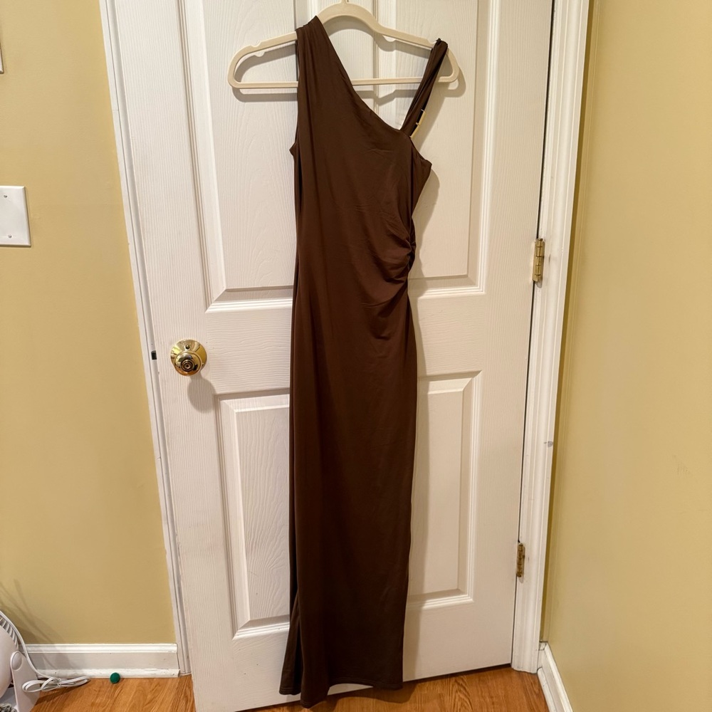 REVOLVE x SNDYS Baylee Maxi Dress in Mocha - Picture 4 of 6